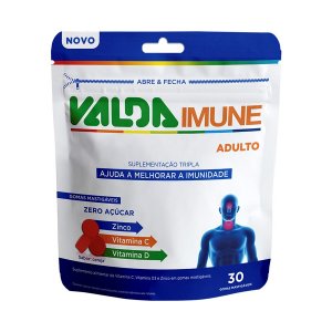 PASTILHA VALDA IMUNE ADULTO 60G