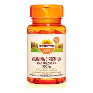 VITAMINA C PREMIUM SUNDOWN 500MG COM 90 COMPRIMIDOS