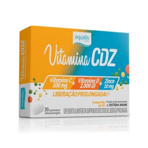 VITAMINA CDZ EQUALIV TRIPLA AÇÃO COM 30 COMPRIMIDOS