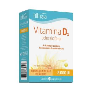 VITAMINA D3 2.000UI ALTHAIA COM 30 CÁPSULAS