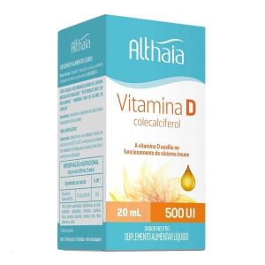 VITAMINA D 500UI ALTHAIA SABOR NEUTRO COM 20ML