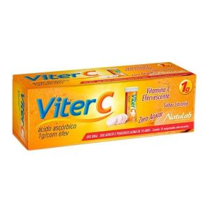 VITER C 1G COM 10 COMPRIMIDOS EFEVESCENTES NATULAB