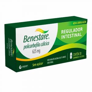 BENESTARE POLICARBOFILA CÁLCICA 625MG COM 30  COMPRIMIDOS