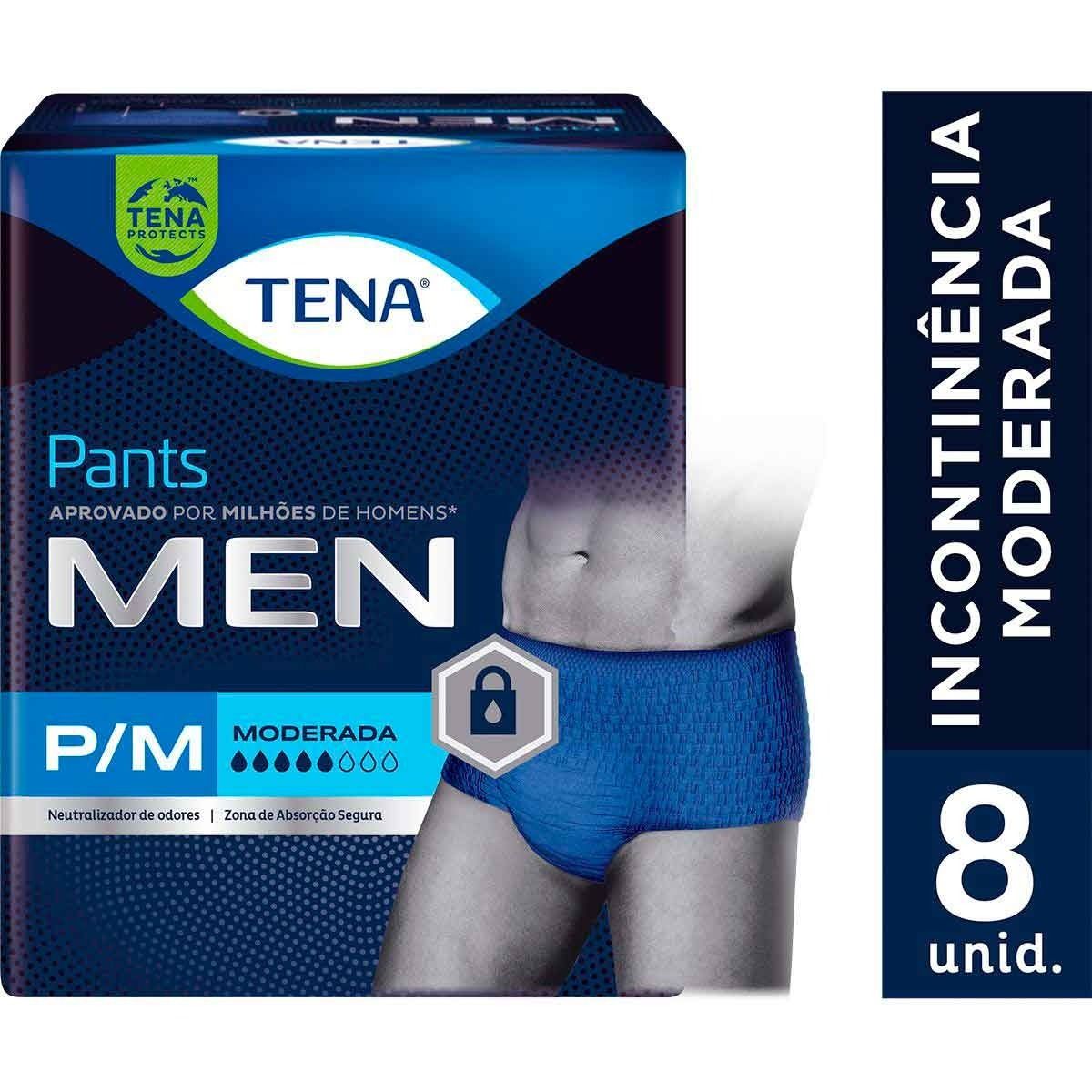 Roupa Íntima Geriátrica Tena Pants Confort P/M com 8 Unidades